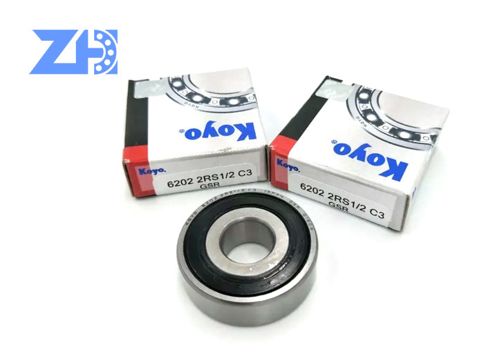 6202 12 2RS C3 محمل ذو كريات ذو أخدود عميق 6202122RSC3 مقاس 15x35x11 مم