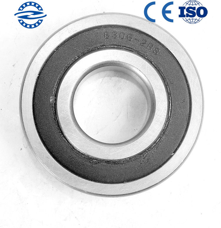 فتح ختم صف واحد الكرة أخدود عميق تحمل 6208 6306 2RS 40 * 80 * 17mm