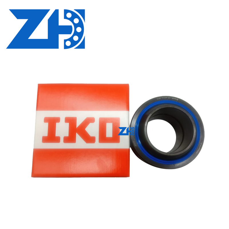 GE70F0-2RS محمل المفاصل الكروية عالية القدرة على الحمل والزبدة الذاتية للسرعة المنخفضة الزاوية والمواءمة الذاتية