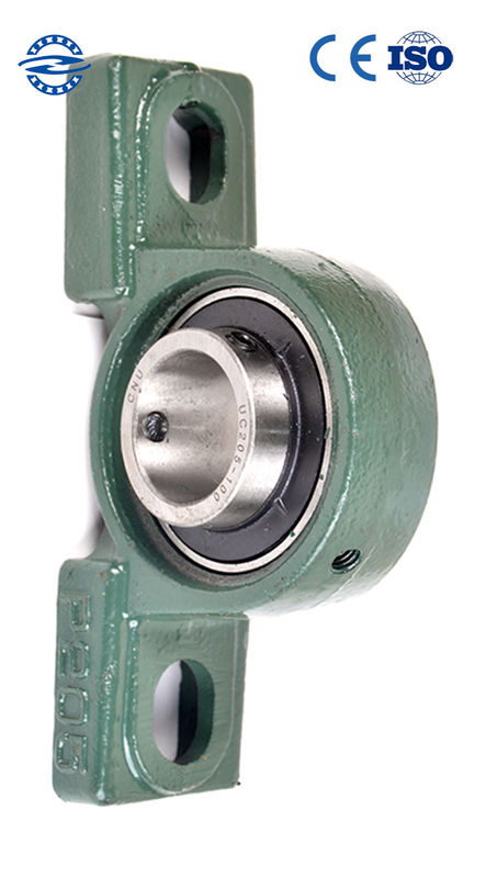 حياة طويلة UCP205 نوع e وسادة كتلة تحمل الإسكان P205 أخضر اللون 0.22kg