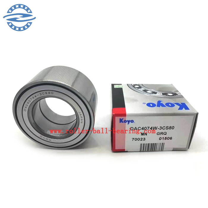 DAC4074W-3CS80 Gcr15 Hub Bearing Spare Parts DAC4074 حجم محمل عجلة السيارة 40 * 74 * 42 مللي متر