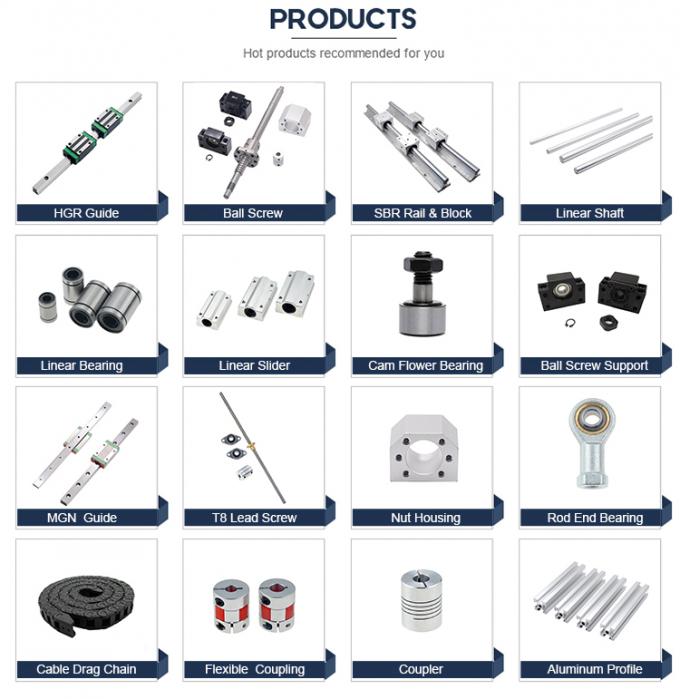 شريحة السكك الحديدية الخطية المصغرة مقاس 100 مم 800 مم MGN7 MGN12 MGN15 MGN9 11